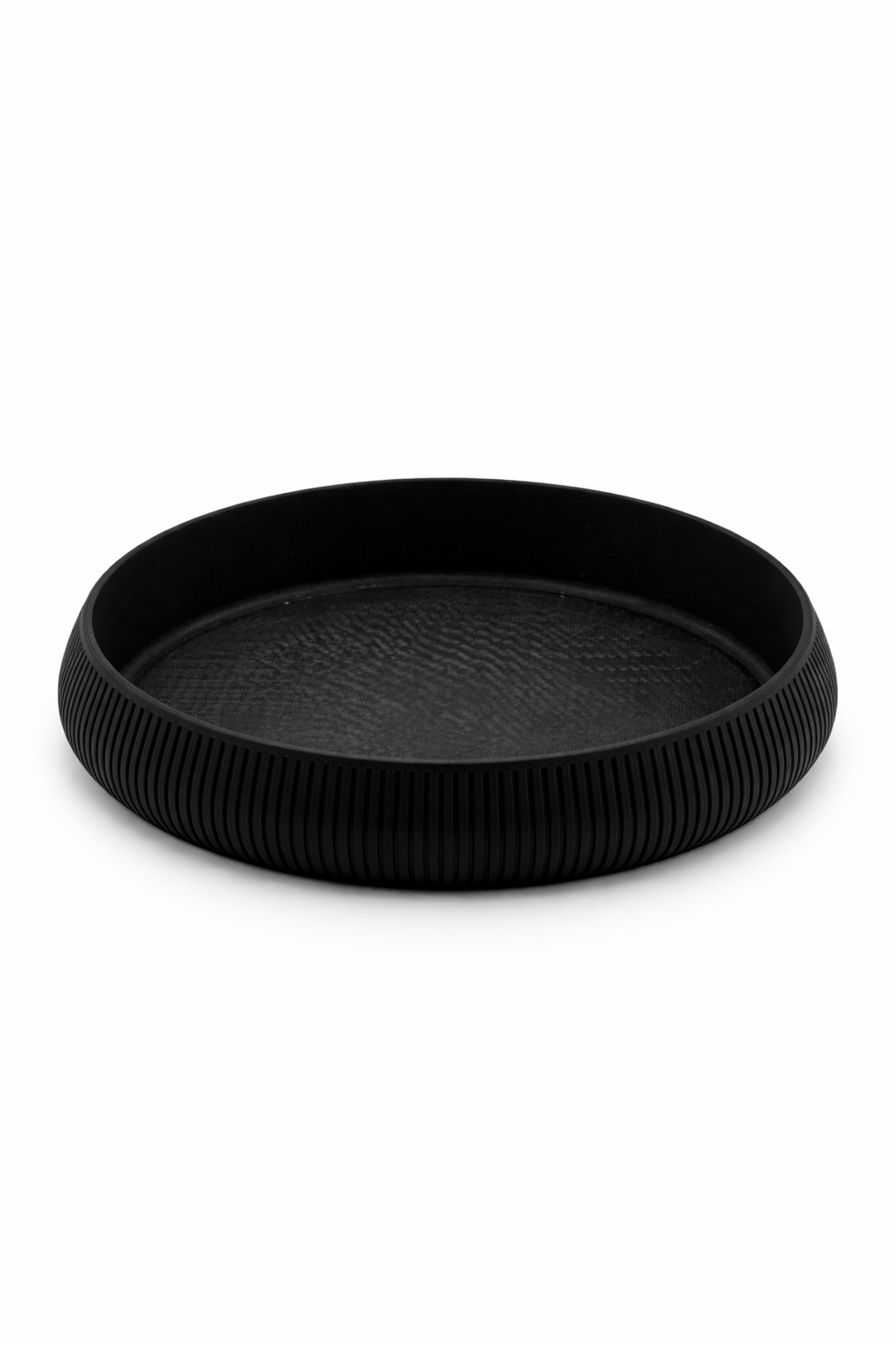 Rond Decoratief Plateau, Ribbel Rand