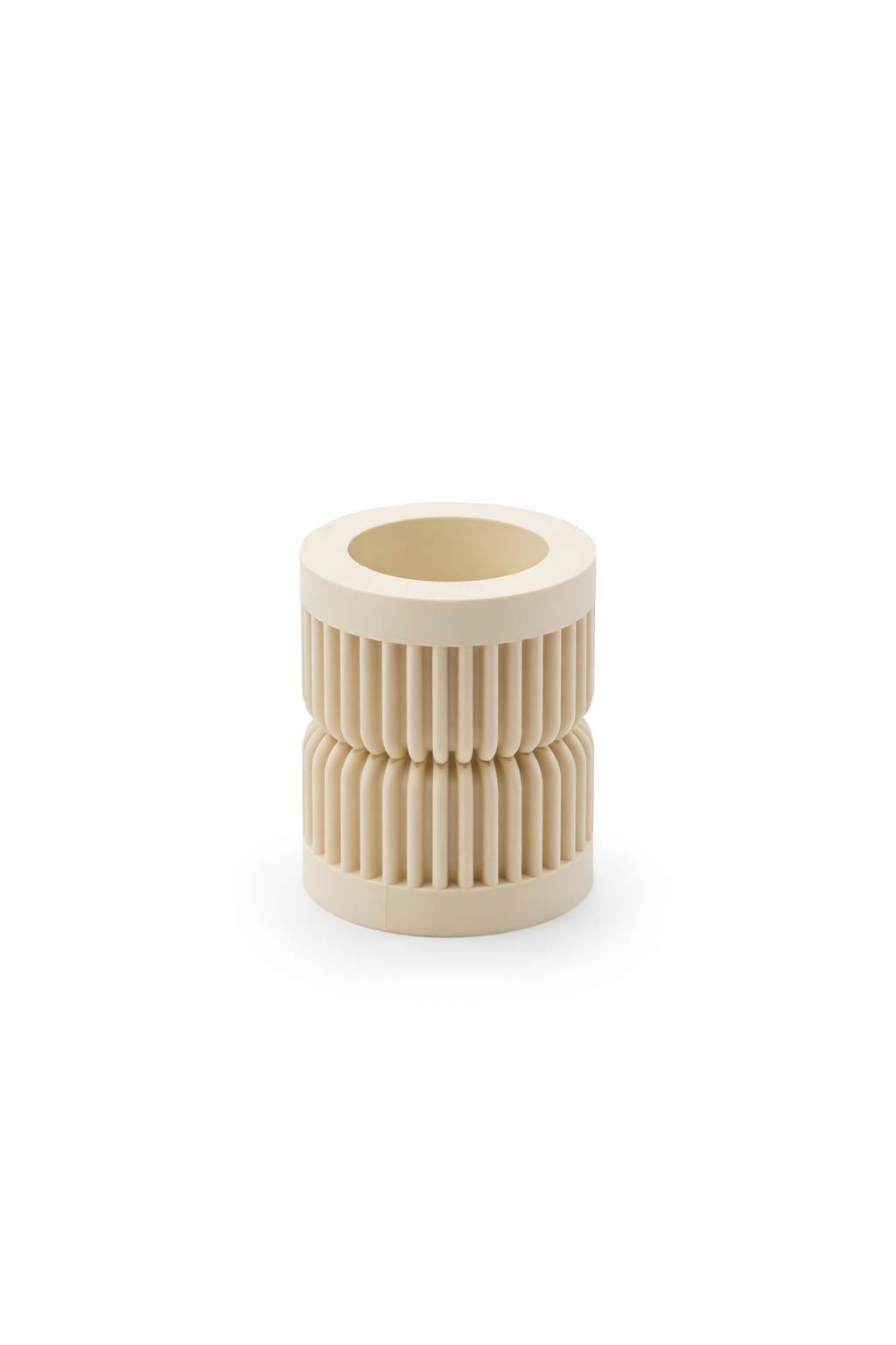 Moderne Kaarshouder, Strak Geribbeld Design